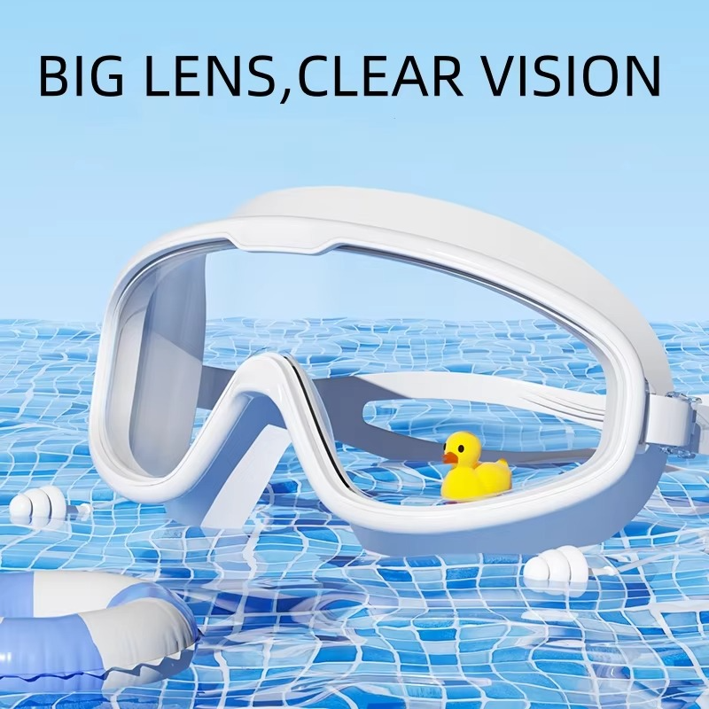 Adult Anti-Fog Swimming Goggles – Stylish UV-Protective Swim Gear with Leakproof Fit