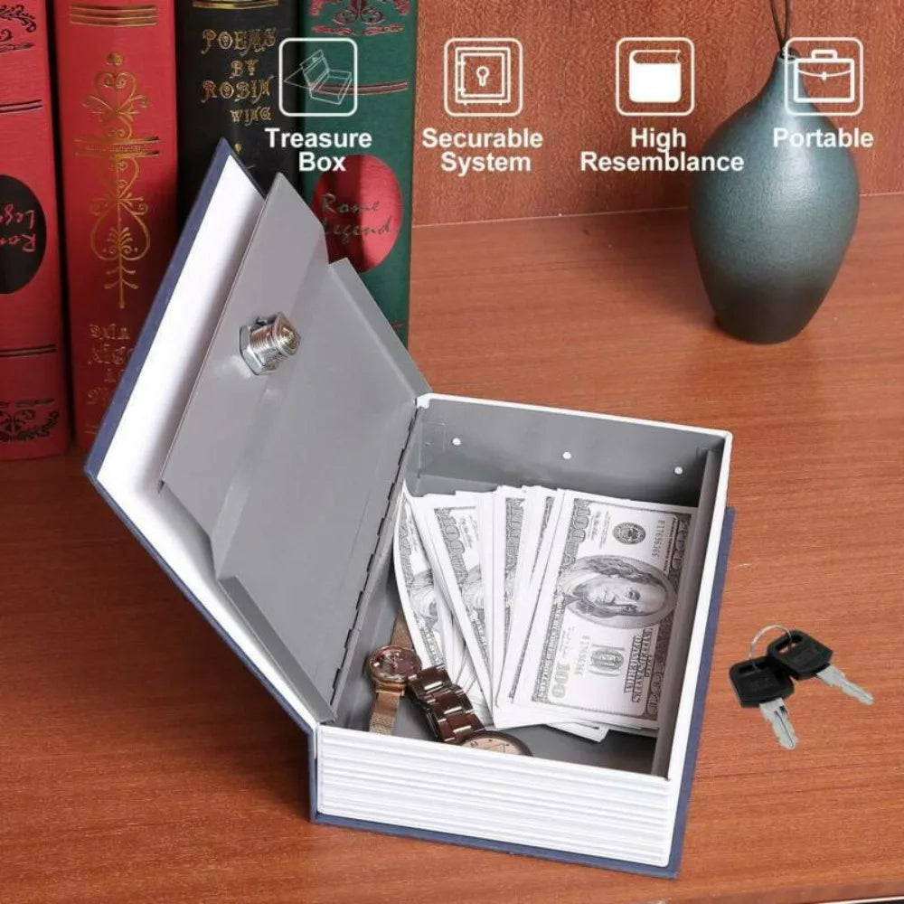 Hidden Book Vault Safe Box