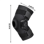Hinged Knee Brace Adjustable Sports Knee Support for Comfortable Compression and Stabilizing Support