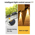 Lumora LED Solar Wall Light Outdoor | 3 Light Modes | IP65 Waterproof | Garden, Balcony & Fence Lighting Without Wires