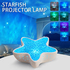 MARILUX Star Sea Projector Lamp | 7 Colors | Ocean Waves & Aurora Effect | Starfish Design
