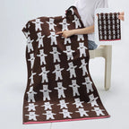 Reversible Animal Print Cotton Towel