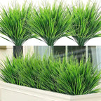 Artificial Wheat Grass Plant Made of Plastic – Decorative Grass for Garden, Home and Outdoor Area