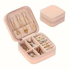 Jewelry Organizer VOYELIA | Travel Case for Jewelry | Compact & Stylish | PU Leather