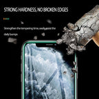 Full Cover Luminous Tempered Glass iPhone Screen Protector
