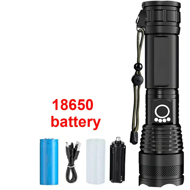 Powerful Rechargeable Emergency Flashlight – High Luminous Output