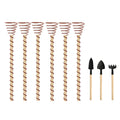 VerdoraFlux Electroculture Plant Antennas | Copper Growth Rods for Garden & Potted Plants | Promoting Plant Growth Without Fertilizer
