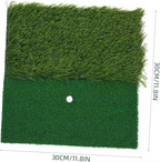 Portable Golf Hitting Mat with Tee Hole for Backyard, Garage, and Indoor Practice
