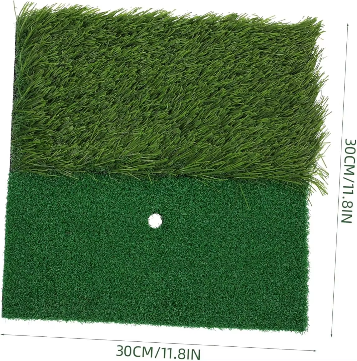 Portable Golf Hitting Mat with Tee Hole for Backyard, Garage, and Indoor Practice