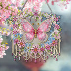 Butterfly Pendant | 5D DIY Diamond Painting | Double-Sided Acrylic | Sparkling Window Decoration