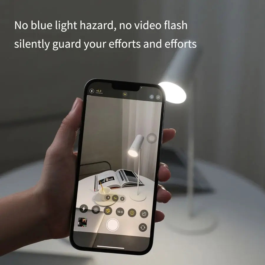 LumiPro LED Desk Lamp | 3W | Rechargeable | 10–50 hrs. runtime | Type-C charging
