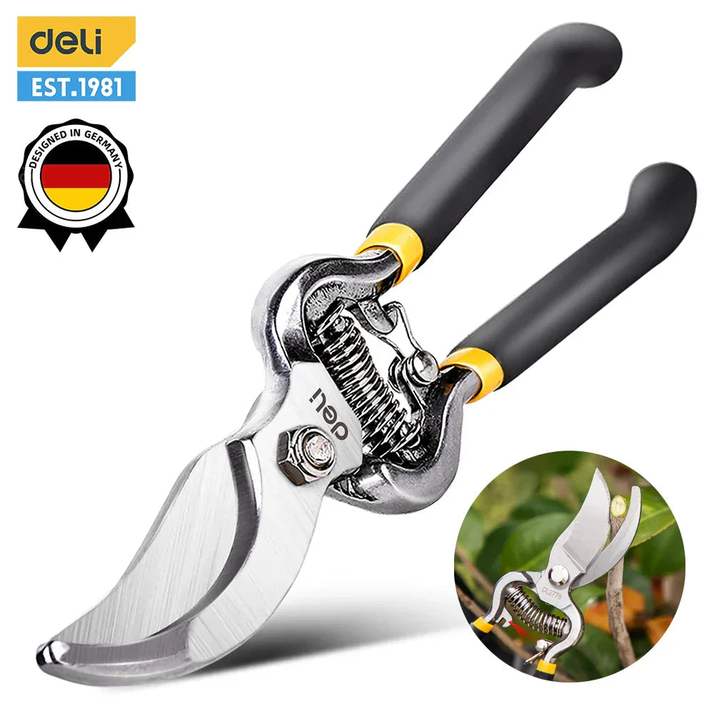 PRUNEXA Garden Shears | Precision Cut | Ergonomic Handle | Carbon Steel Blade