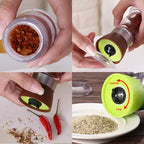 Stylish set of grinders elegant seasoning for every dish