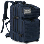 TACTICO45 45 L Outdoor Rucksack | Molle-System | 3-Day Capacity | Robust & Multifunctional – Black/Khaki/Olive