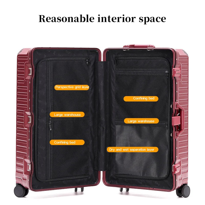 Wide Handle Hardcase Suitcase – Lisbon