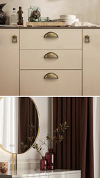 Bronvella ArcRetro Furniture Handle in Antique Copper