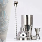 550 ml/750 ml Stainless Steel Cocktail Shaker Mixer Drink Bartender Set Bar Set Tools With Wine Rack Stand Tool for Birthday Gift