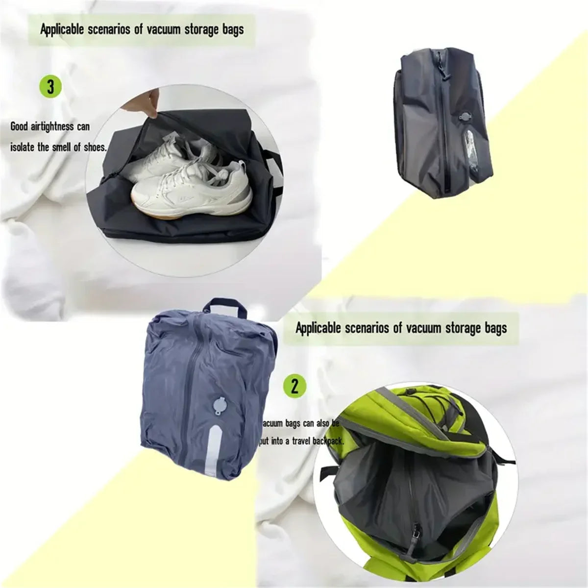 Vacuum Compression Luggage Bag