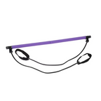 Portable Pilates Bar Kit with Resistance Bands for Full Body Home Workouts