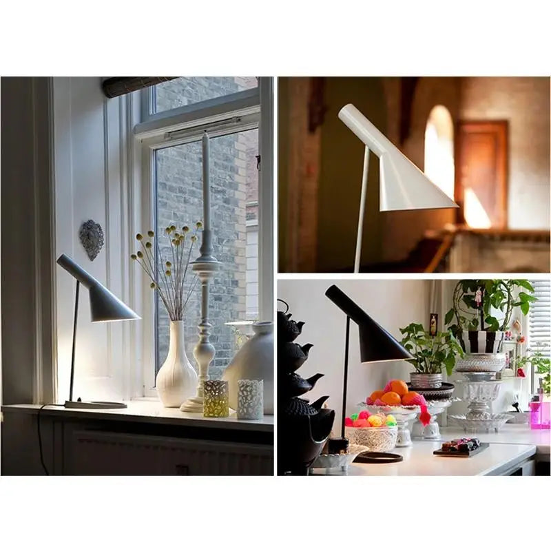Modern Metal Table Lamp for Living Room, Bedroom or Office