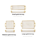 Elegant Rectangular Multi-Purpose Storage Tray