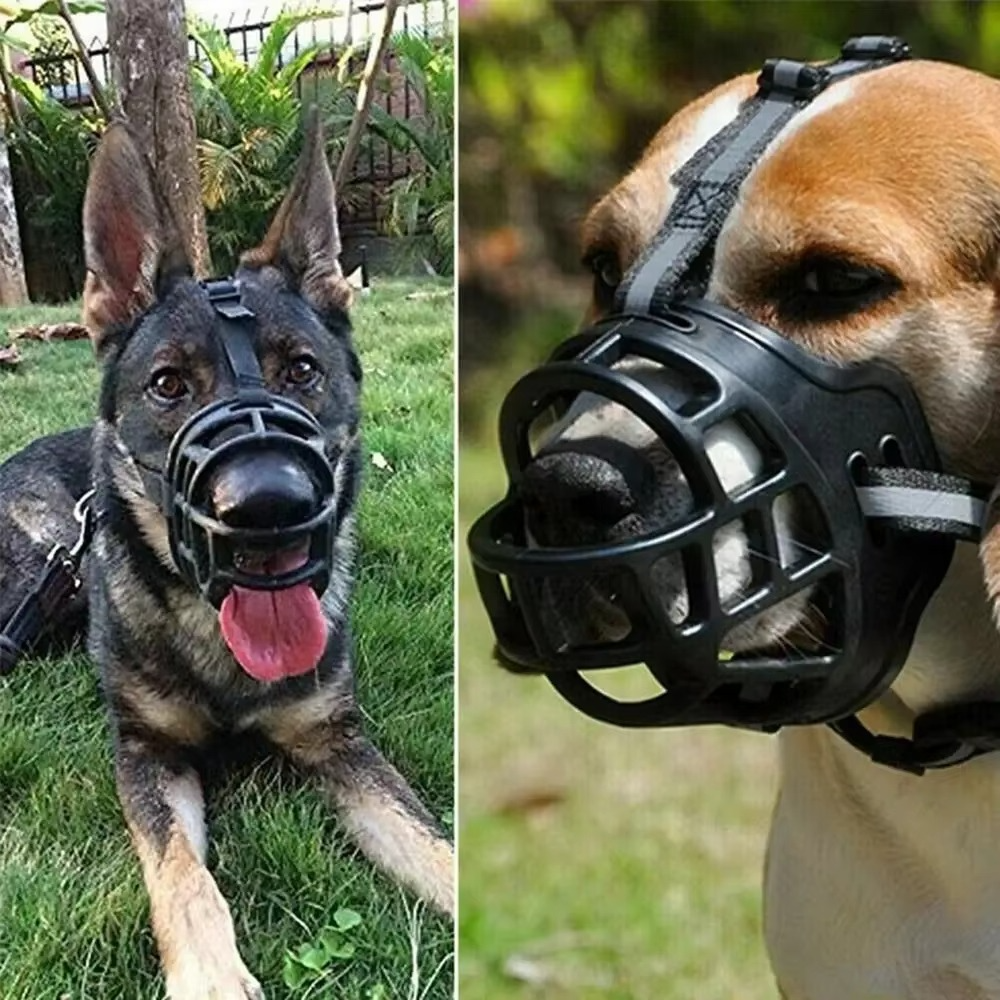 Reflective Dog Muzzle - Water-Friendly & Breathable