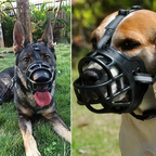 Reflective Dog Muzzle - Water-Friendly & Breathable