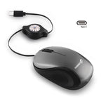 Portable USB Type C Retractable Mouse