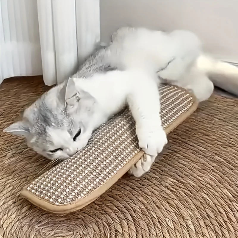 Scratching pillow for cats with catnip durable and sturdy
