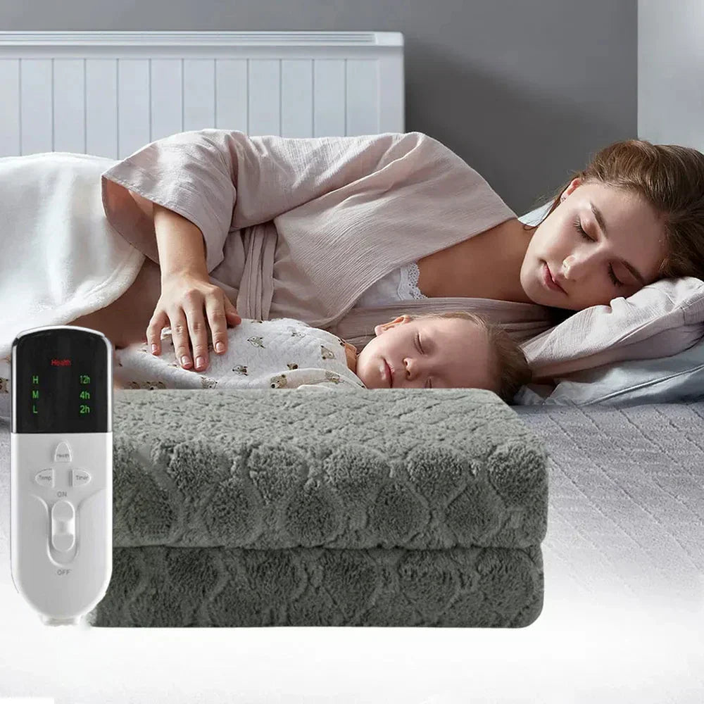 Double-layer heating mat – Electric heat mat layers for extra comfort and warmth, ideal for bed and sofa, energy-saving