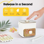 Double Layer Ice Cube Maker With Lid