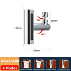 Multifunctional Waterfall Modern Kitchen Matte Faucet