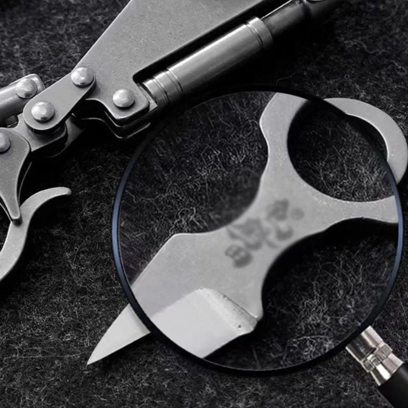 Stainless Steel EDC Keychain Tool, Compact and Lightweight