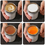 Rechargeable self-stirring mug