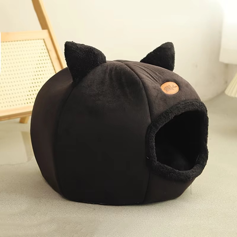 Cozy Cave Winter Cat & Small Dog Bed