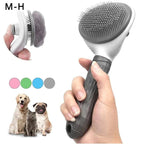 FellFreund Fur Brush for Dogs & Cats | Self-Cleaning | Gentle Grooming & Hair Removal