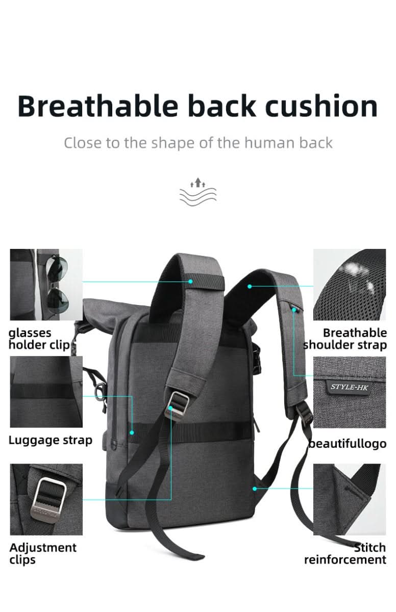 Multifunctional outdoor backpack with USB port
