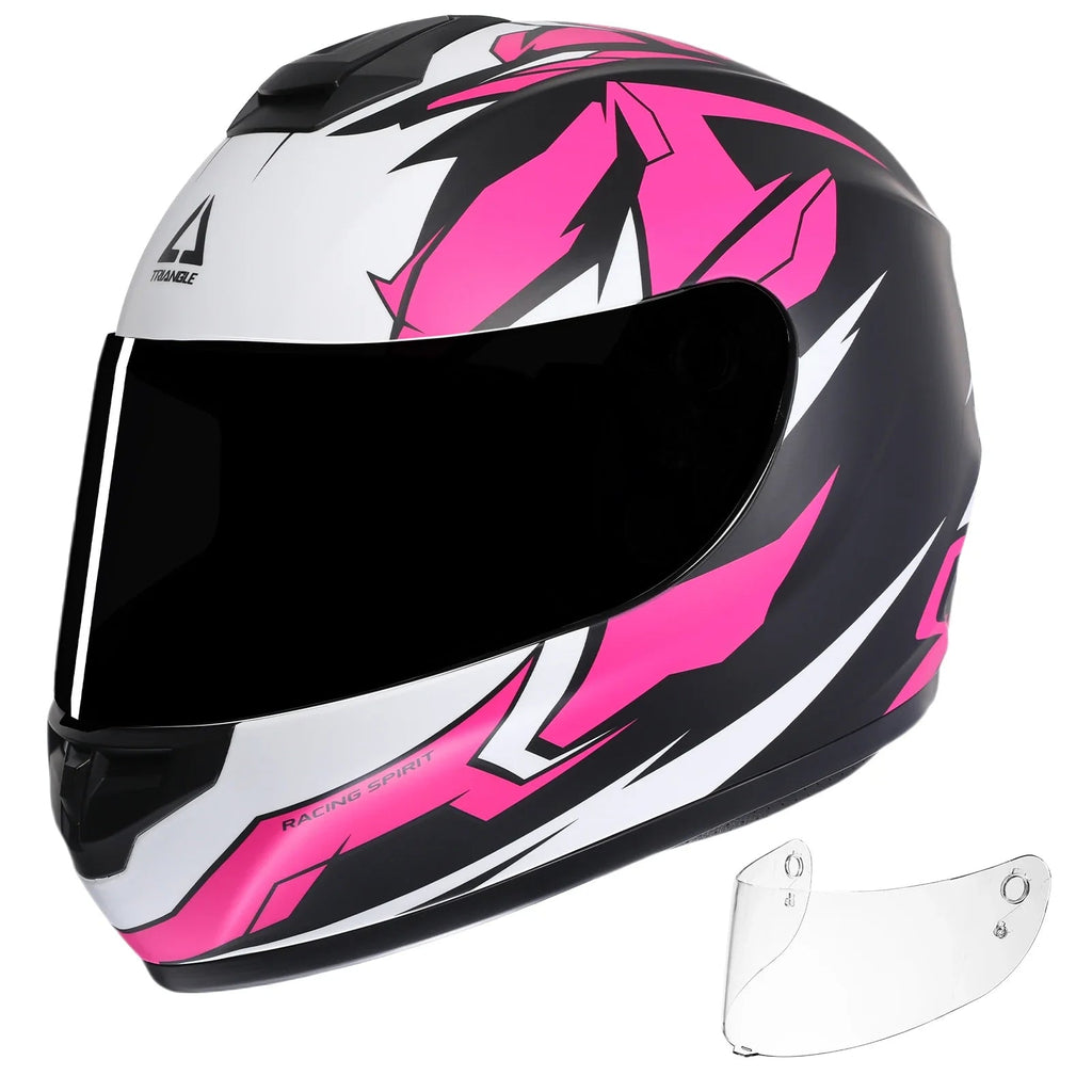 Modern Full Face Helmet with Clear Visor
