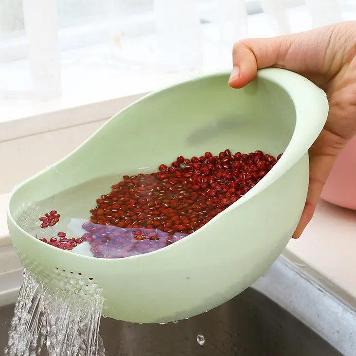 Rice and Fruit Washing Basket