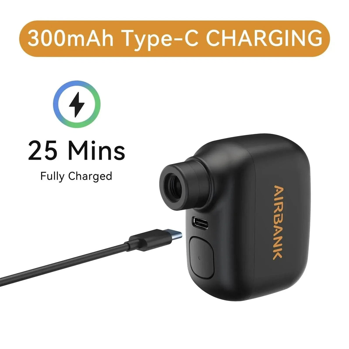 Rechargeable Mini Bicycle Pump with 100 PSI