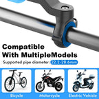 RIDELOCK Pro Mount | Shockproof Phone Holder for Bike & Motorcycle | 360° Rotatable | For 4.7–7.2" Smartphones