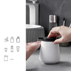 CeramiLux 300 ml Luxury Soap Dispenser made of Ceramic – for Soap, Shampoo, Conditioner or Lotion