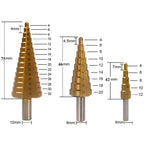 6-piece Titanium Drill Bit Set | For precise drilling through metal, wood, and other materials