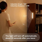 Motion sensor LED night light USB rechargeable wireless lamp