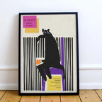 Funky Bear Cat Wall Art