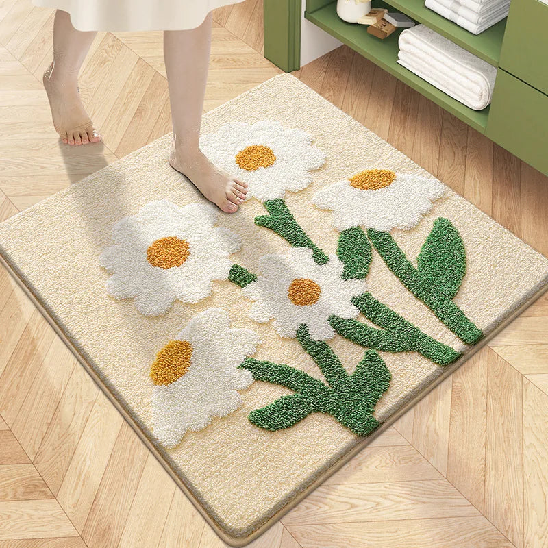 Flower Garden Bath Mat