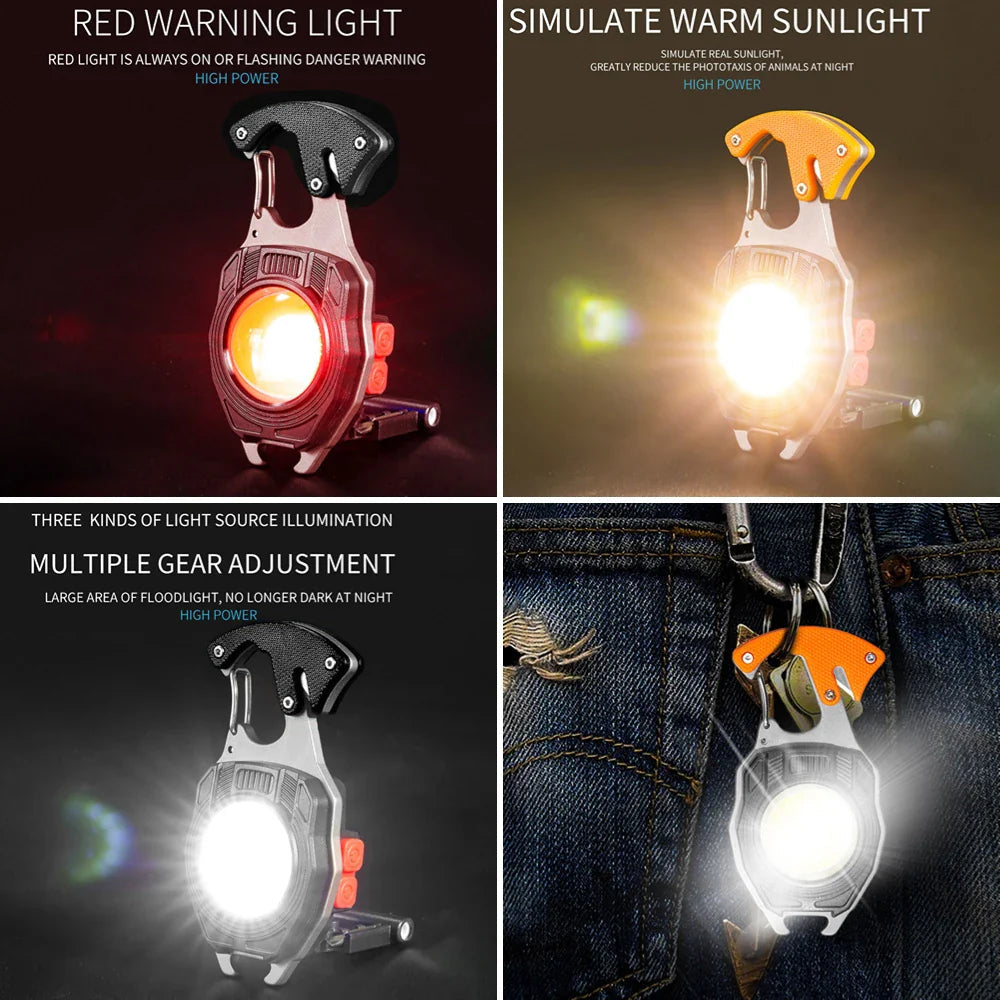 Multifunctional Keychain LED Lamp