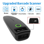 Portable Barcode Scanner With OLED Display And Vibration Feedback