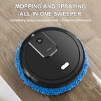 Smart Robot Vacuum Cleaner with Dry and Wet Mopping and Humidifying Spray