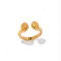 Adjustable Open Spiral Ring